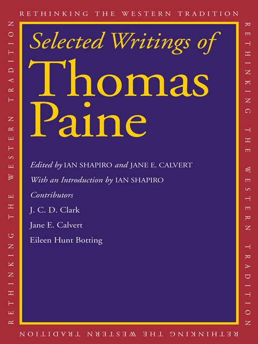 Title details for Selected Writings of Thomas Paine by Thomas Paine - Available